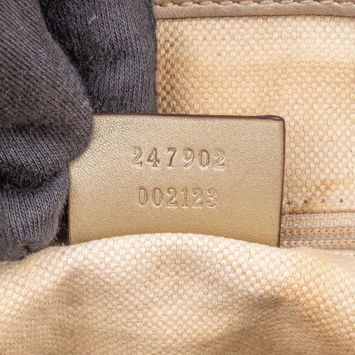Gucci Gold Guccissima Leather Sukey Handbag