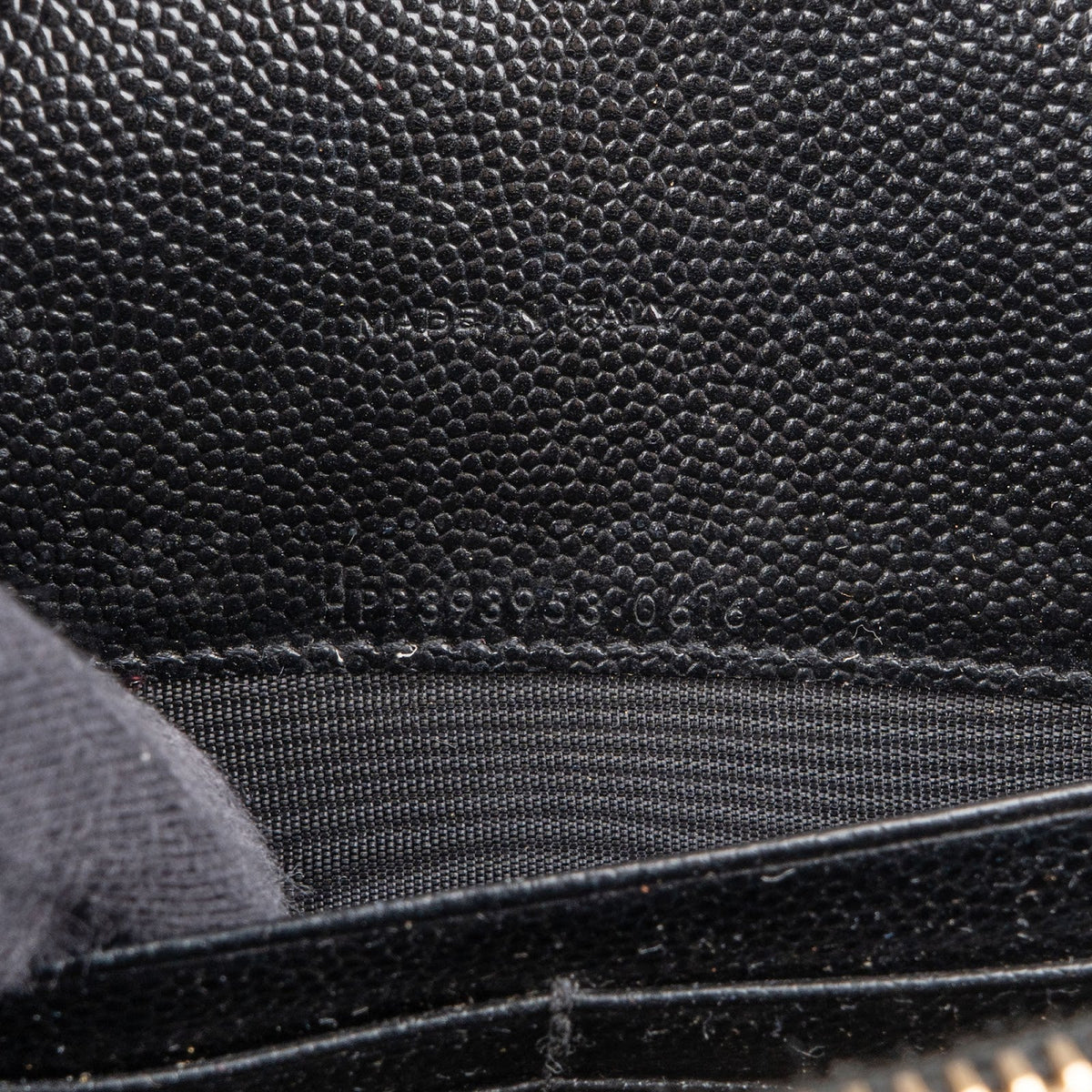 Saint Laurent Grain De Poudre Monogram Wallet On Chain Crossbody Bag