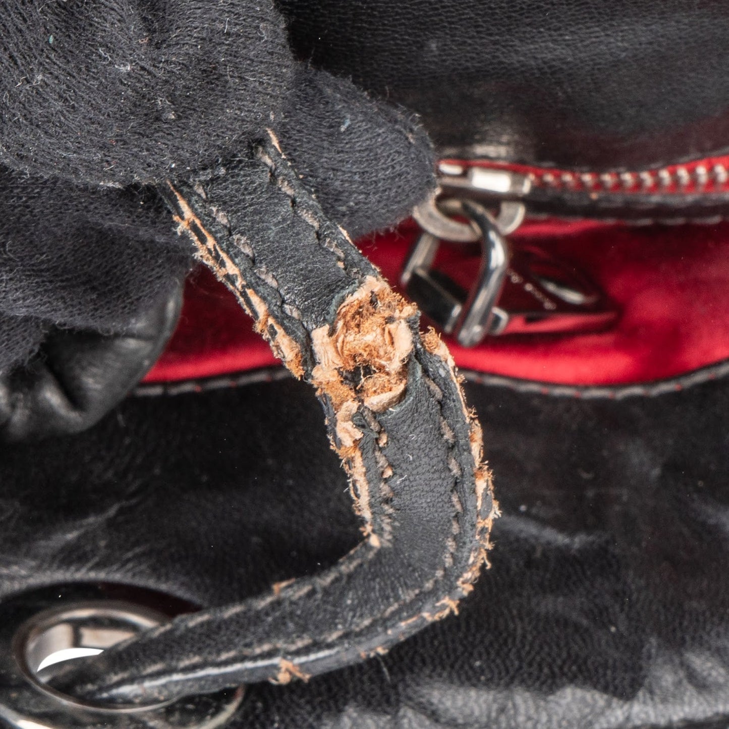 Miu Miu Matelassé Leather Hobo Shoulder Bag