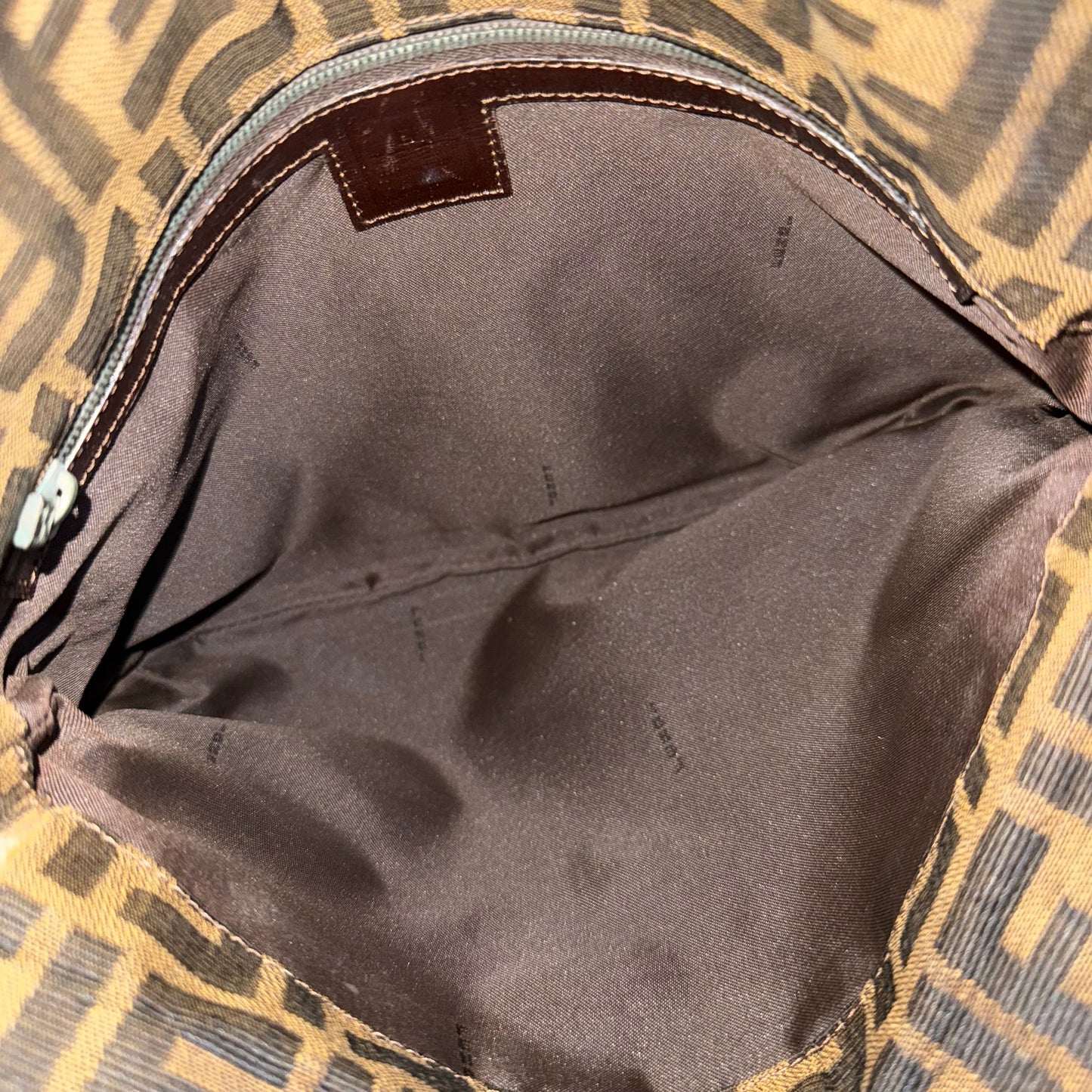 Fendi FF Monogram Baguette Shoulder Bag