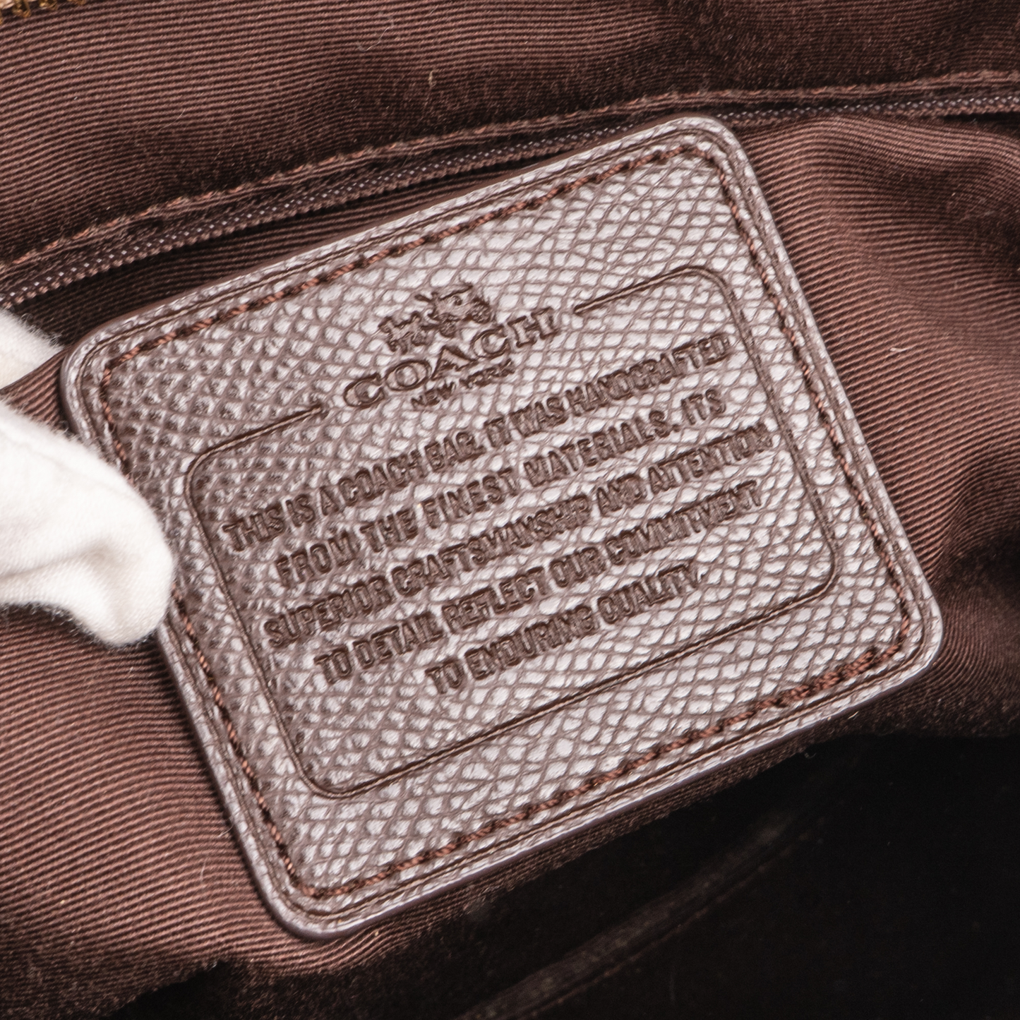 Coach Signature-Schultertasche mit Monogramm