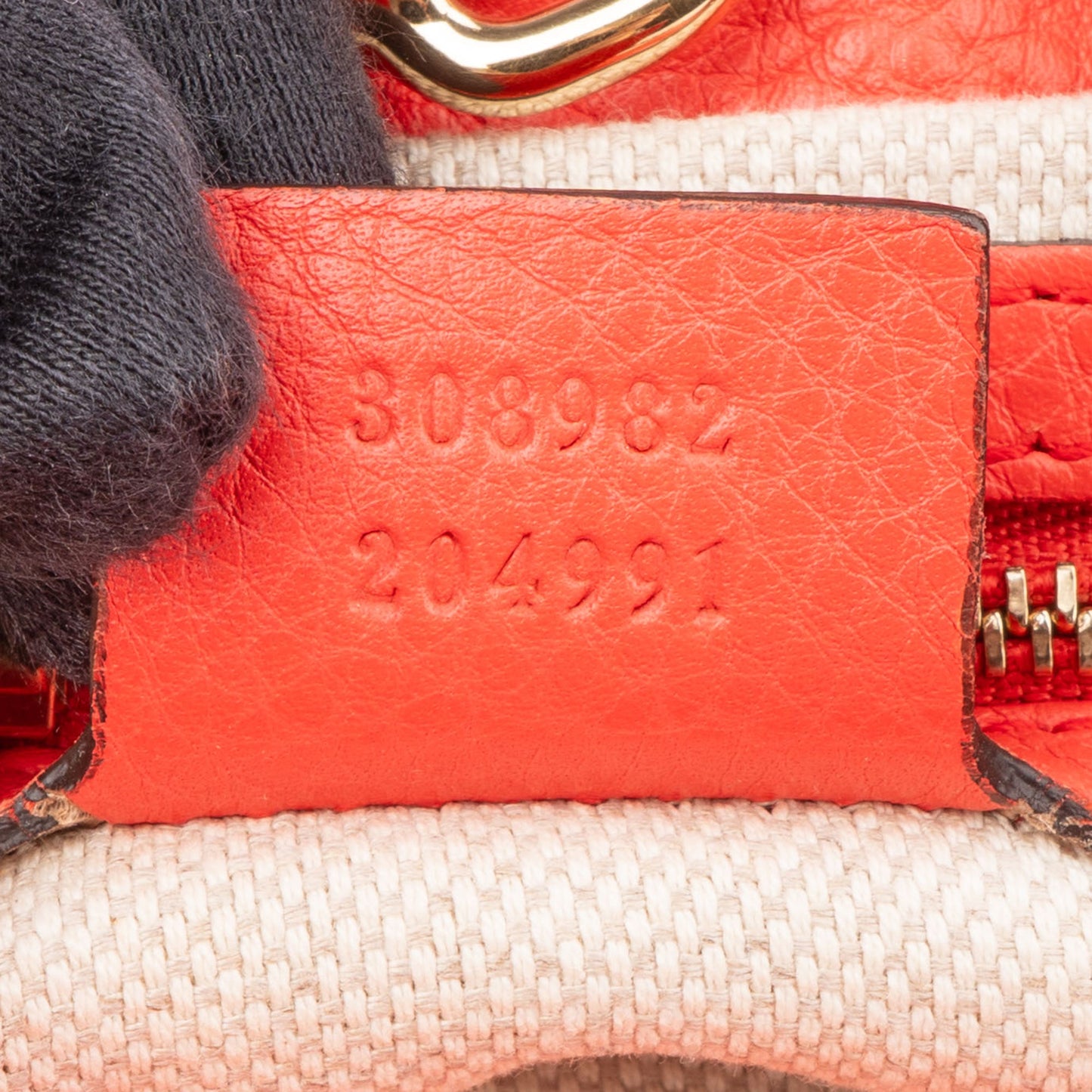 Gucci Coral Leather GG Soho Crossbody Bag