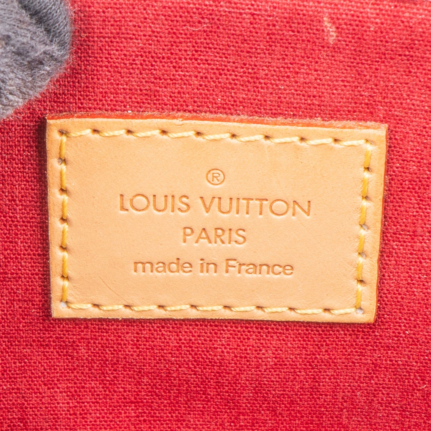 Louis Vuitton Rouge Vernis Monogram Bellevue PM Handbag