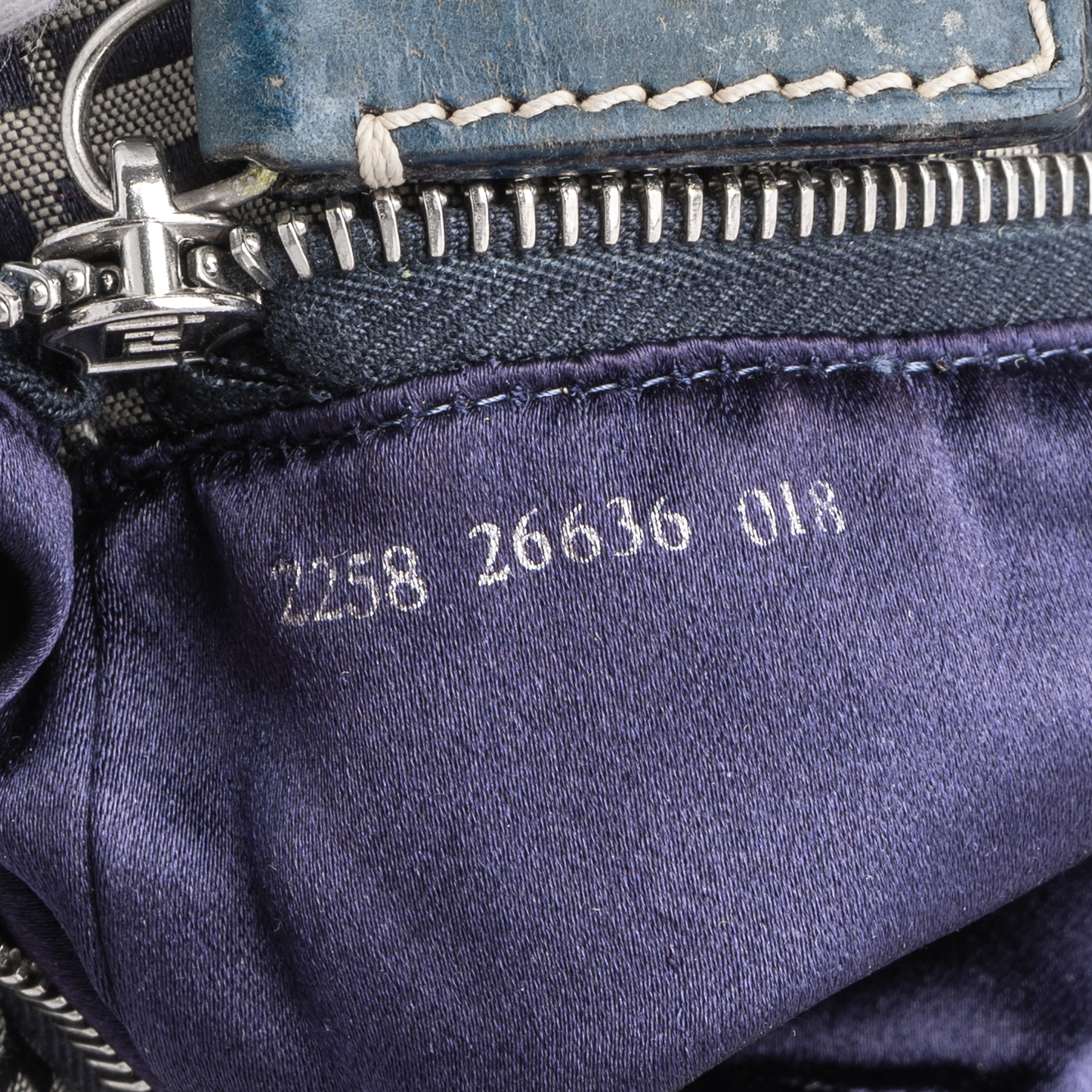 Fendi Zucchino Pochette Shoulder Bag