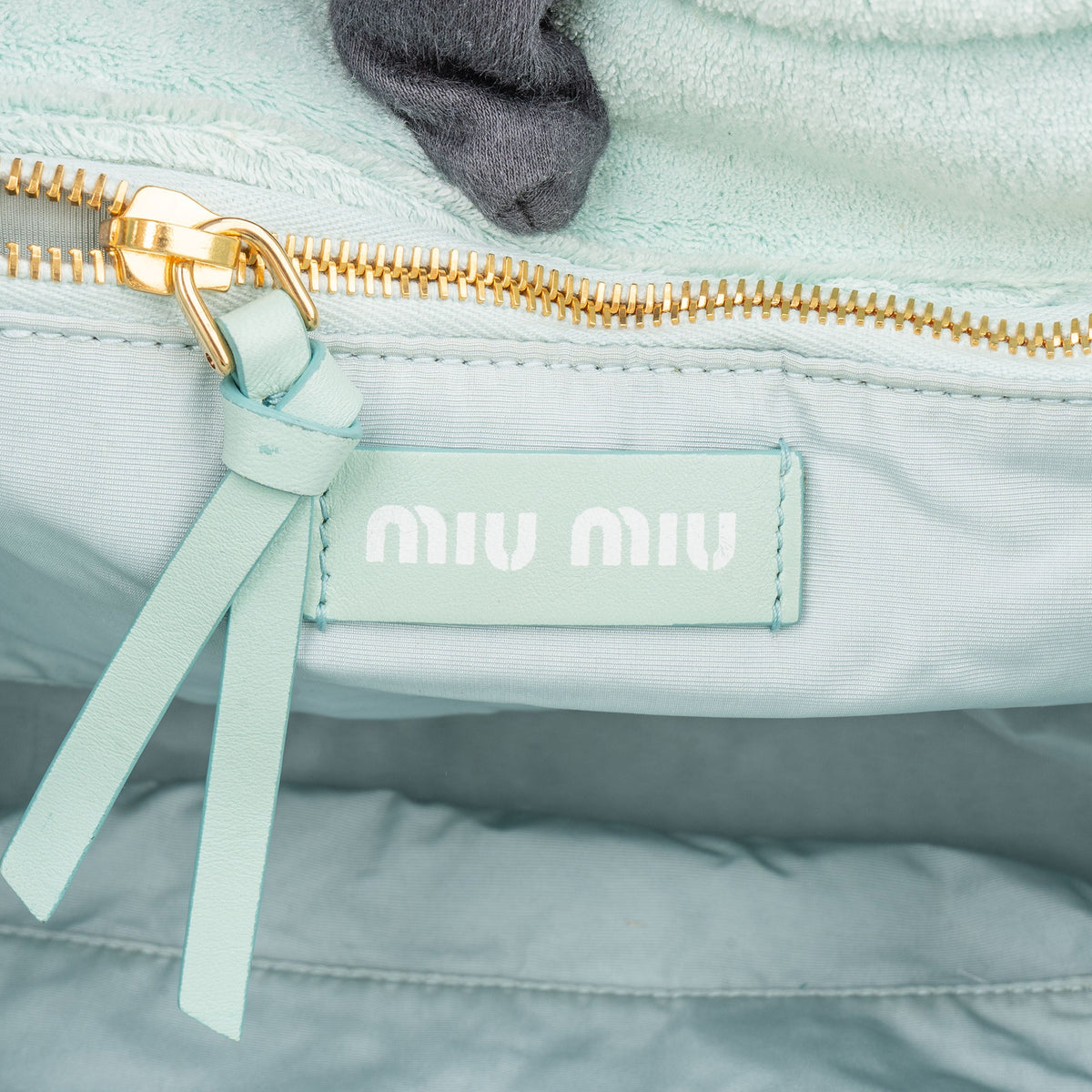 Miu Miu Acqua Sponge Handbag