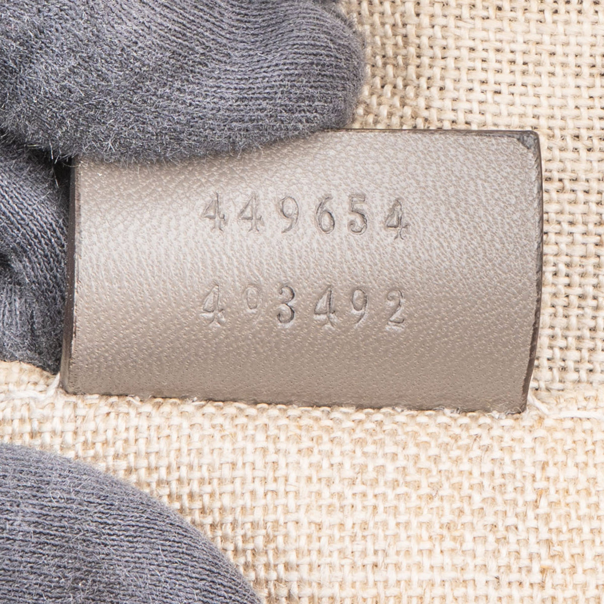 Gucci Microguccissima Leather Grey Mini Dome Handbag