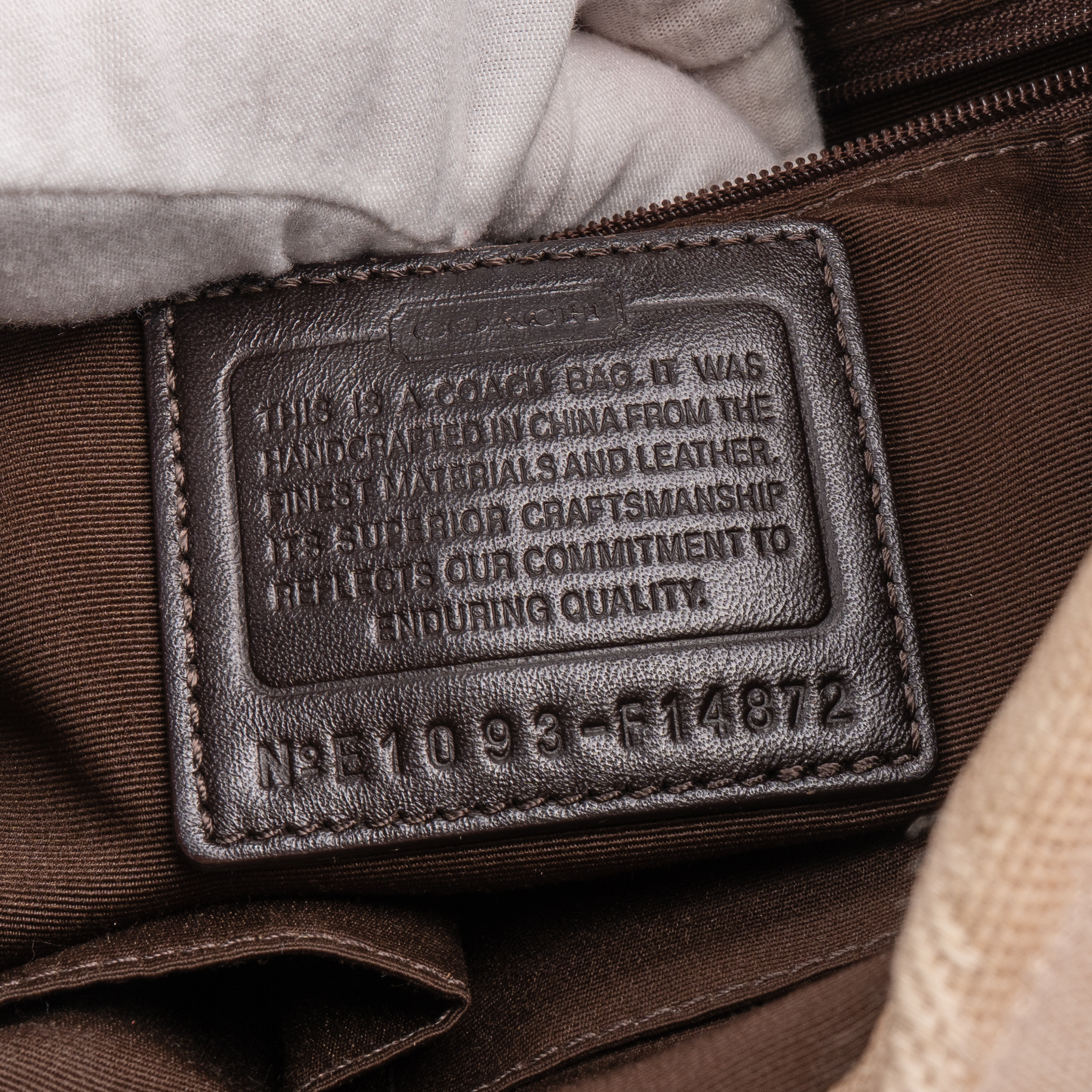 Coach Monogram Hobo Crossbody Schultertasche