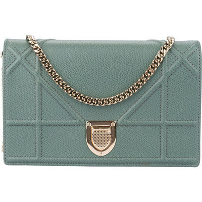 Christian Dior Diorama Wallet On Chain Umhängetasche