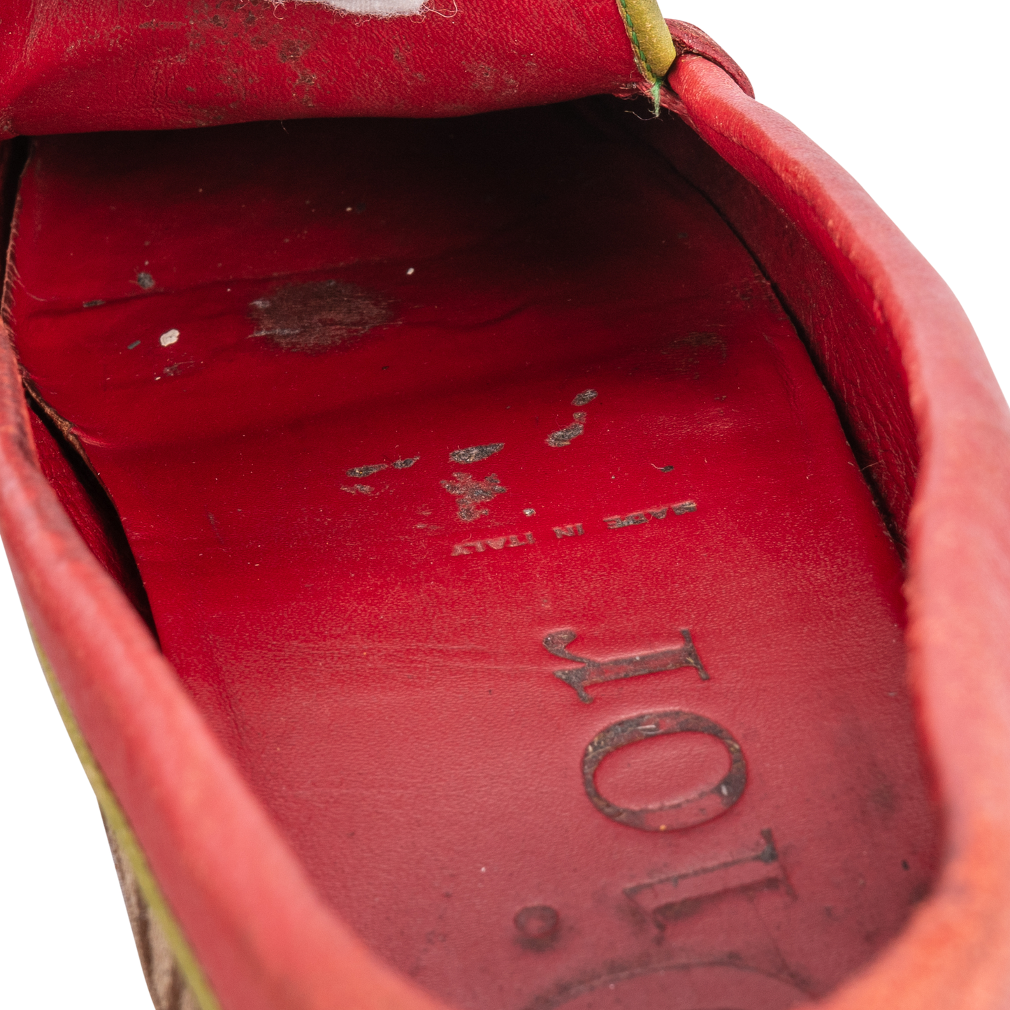 Dior Monogram Leather Rasta Loafers