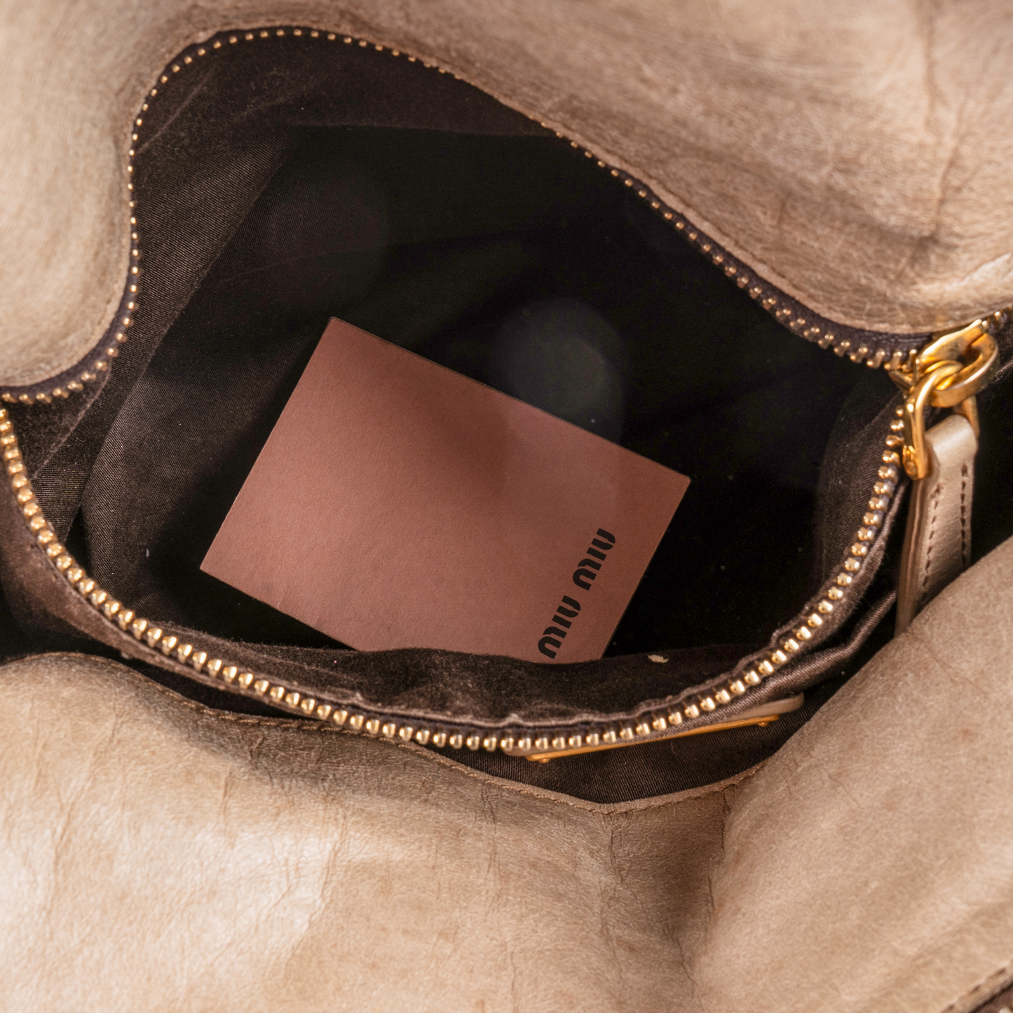 Miu Miu Leather City Crossbody Handbag