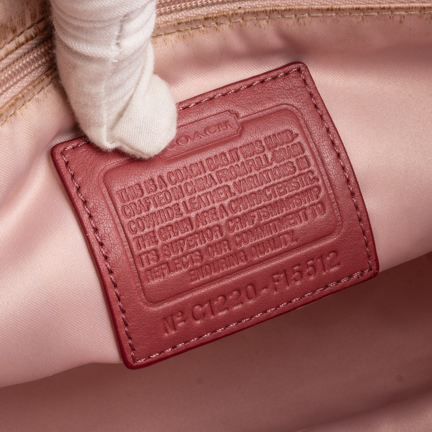 Coach Leather Hobo Shoulder Bag