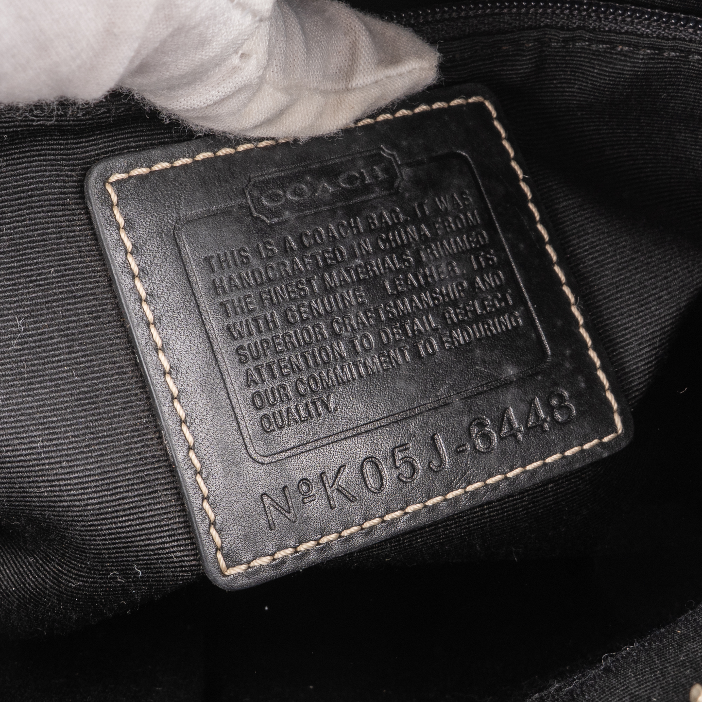 Coach Signature Monogram Shoulder Bag