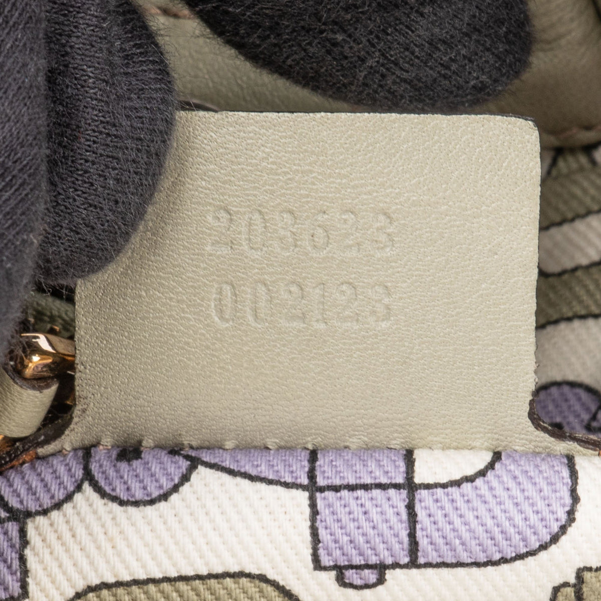 Gucci Leather GG Monogram Pelham Handbag