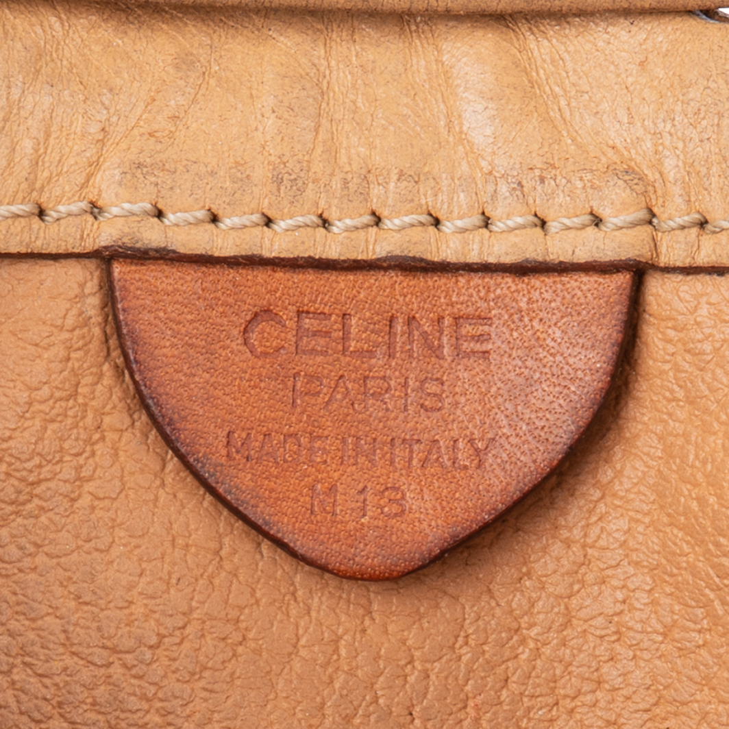 Celine Macadam Drawstring Bucket Shoulder Bag