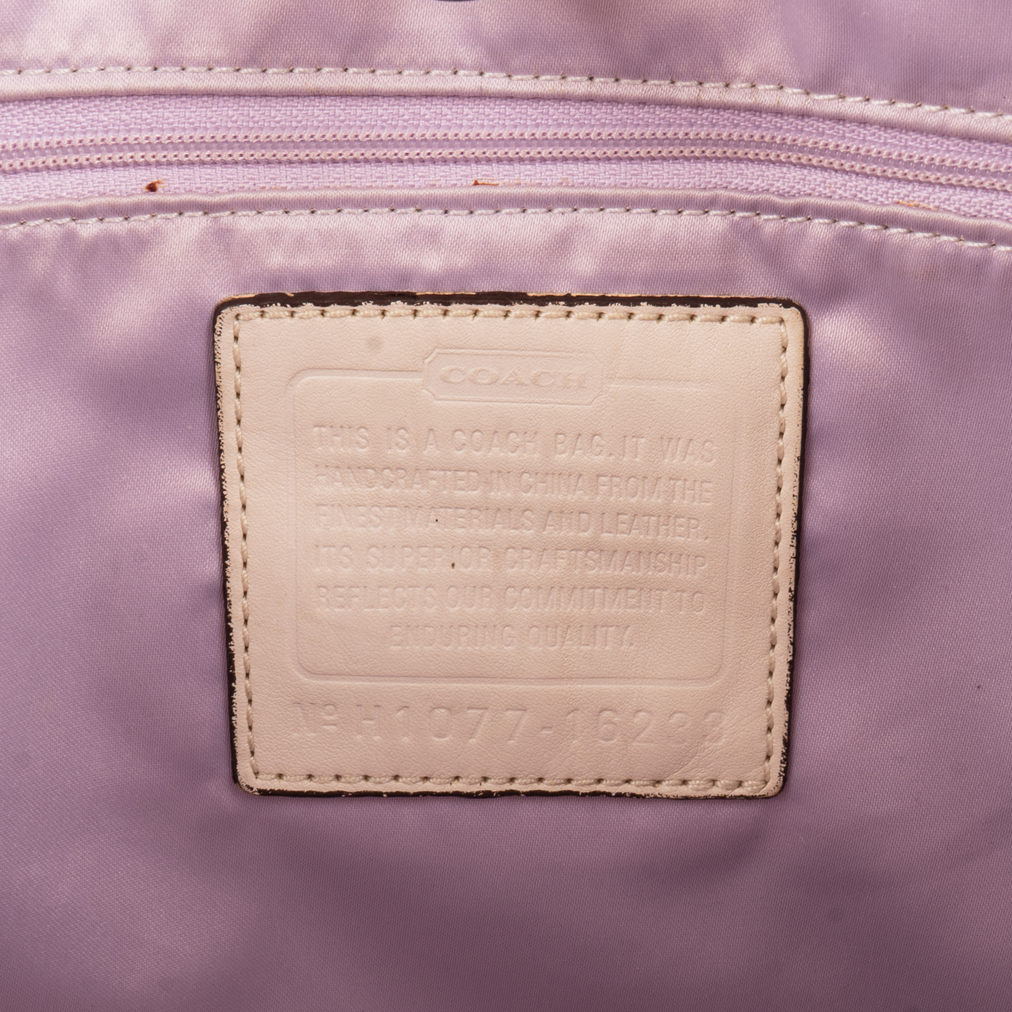 Coach Monogram Jacquard Shoulder Bag