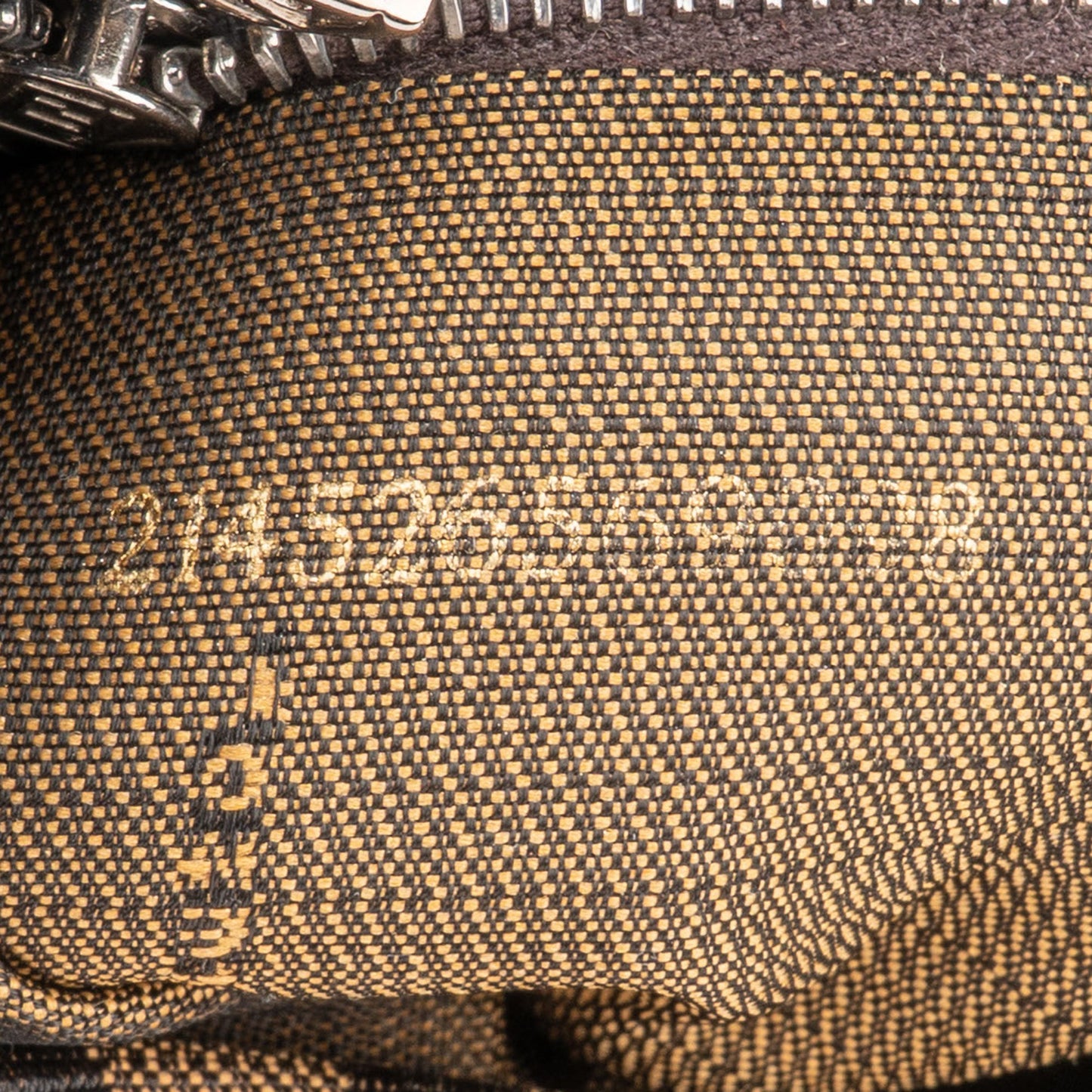 Fendi FF Monogram Baguette Buckle Shoulder Bag