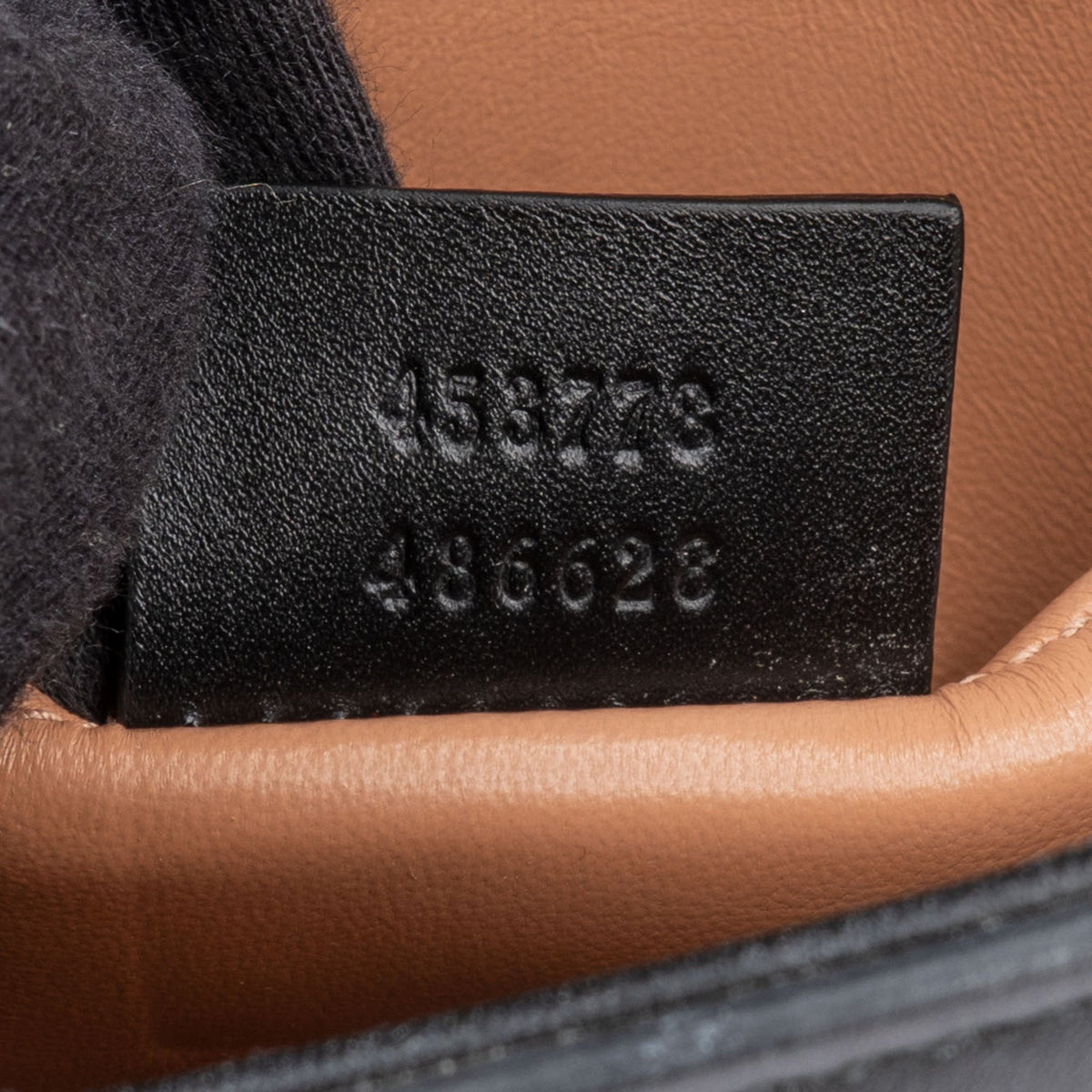 Gucci Black Leather Queen Margaret Bee Shoulder Bag