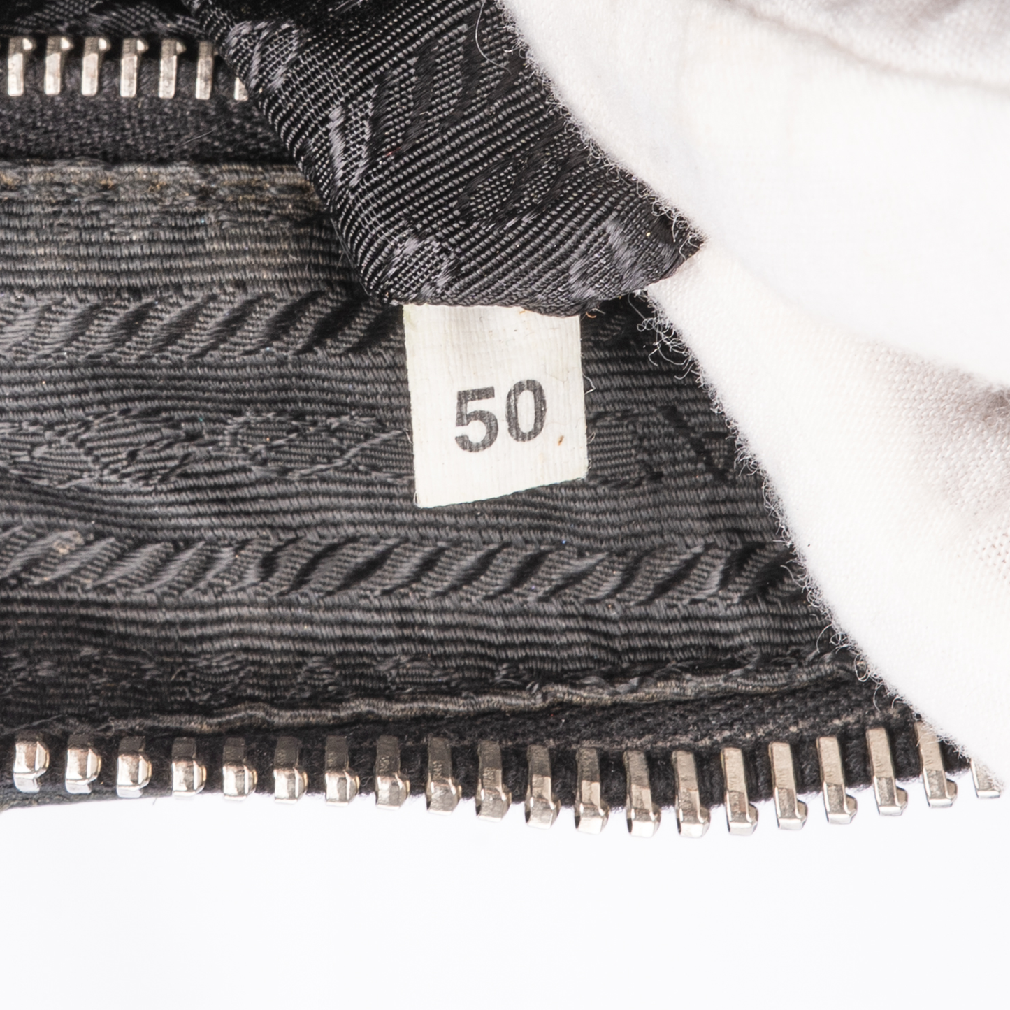 Prada Black Tessuto Triangle Shoulder Bag