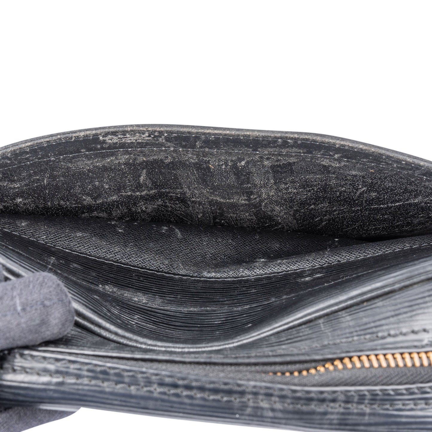 Louis Vuitton Noir Epi Leather Jeune Fille MM Crossbody Bag