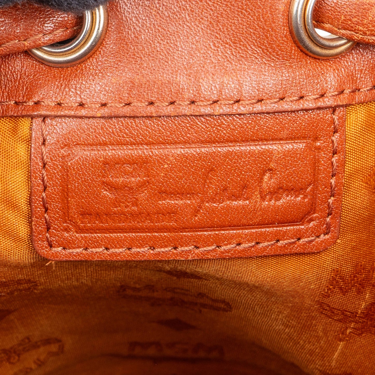 MCM Visetos Monogram Bucket Crossbody Bag