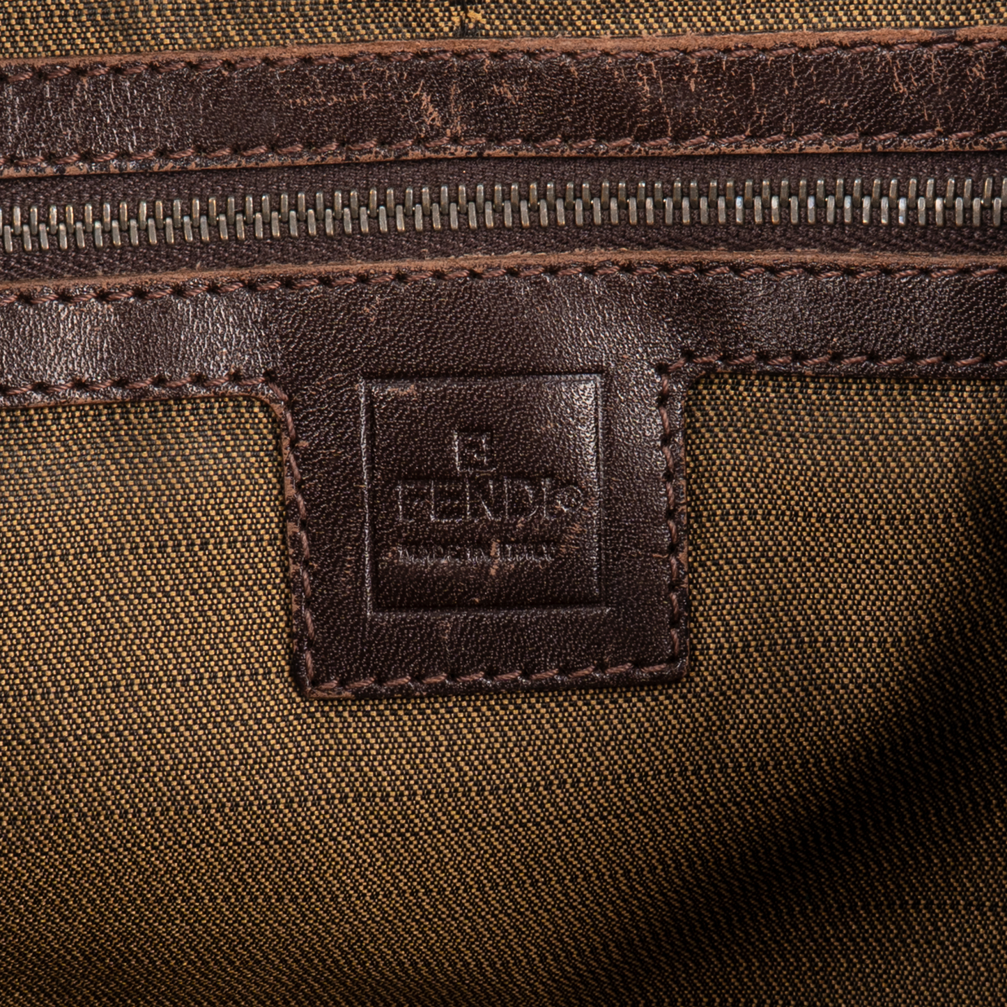 Fendi Zucca Monogram Handbag