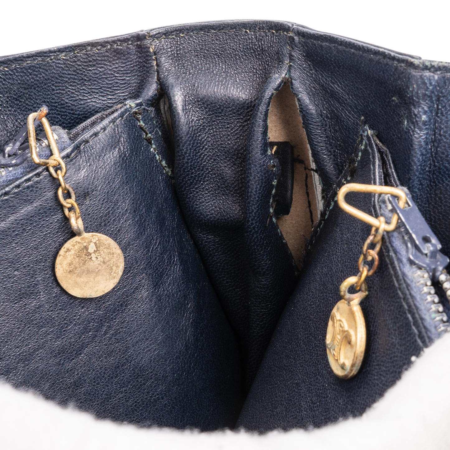 Celine Black Horse Carriage Shoulder Bag