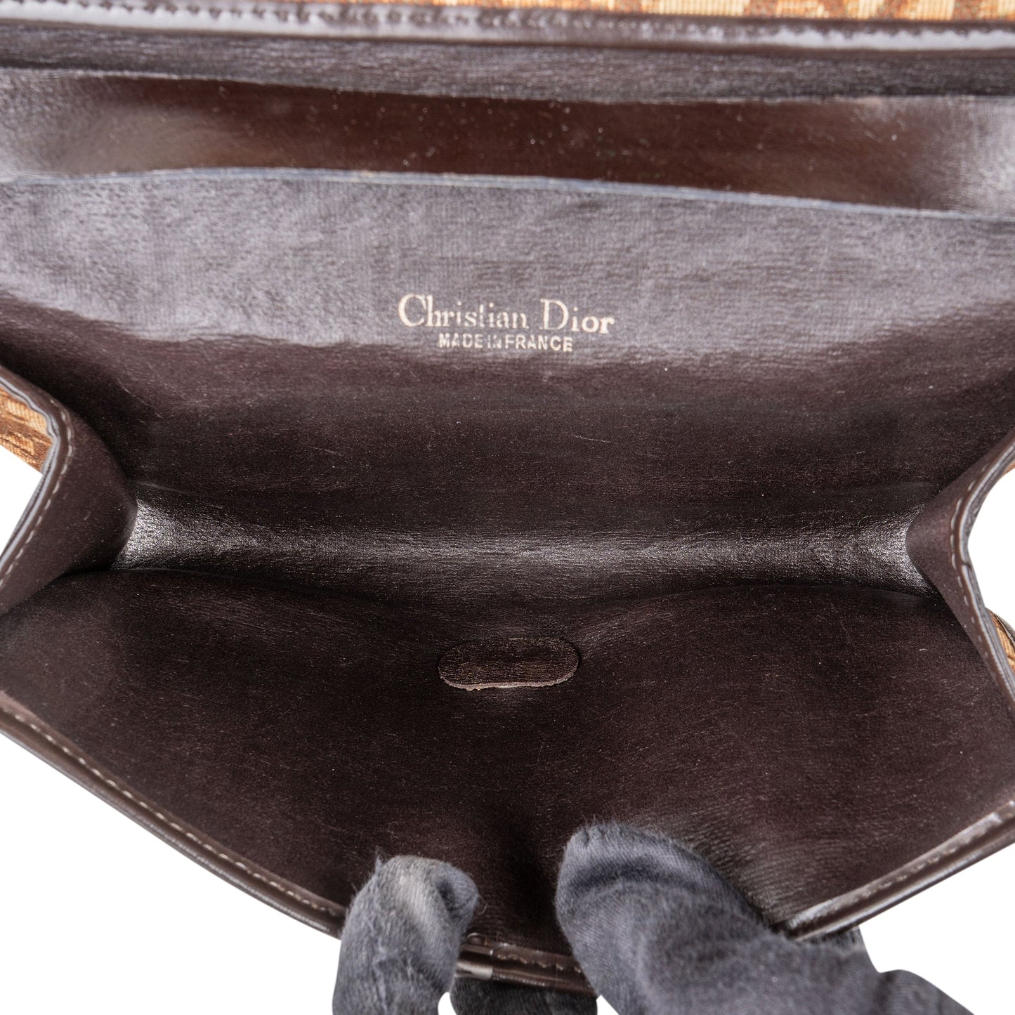 Christian Dior Trotter Monogram Shoulder Bag