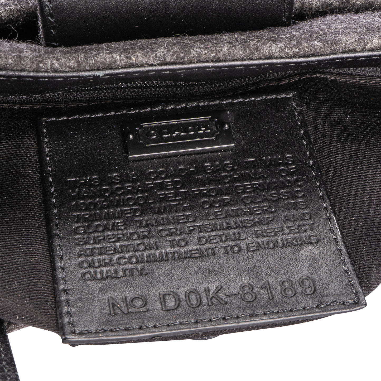 Coach Mini-Handtasche aus Filz