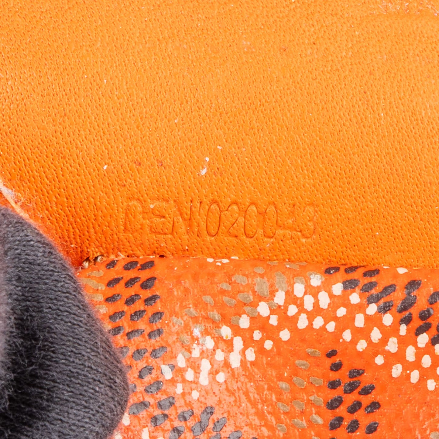 Goyard Orange Goyardine Monogram St. Louis Junior Shoulder Bag