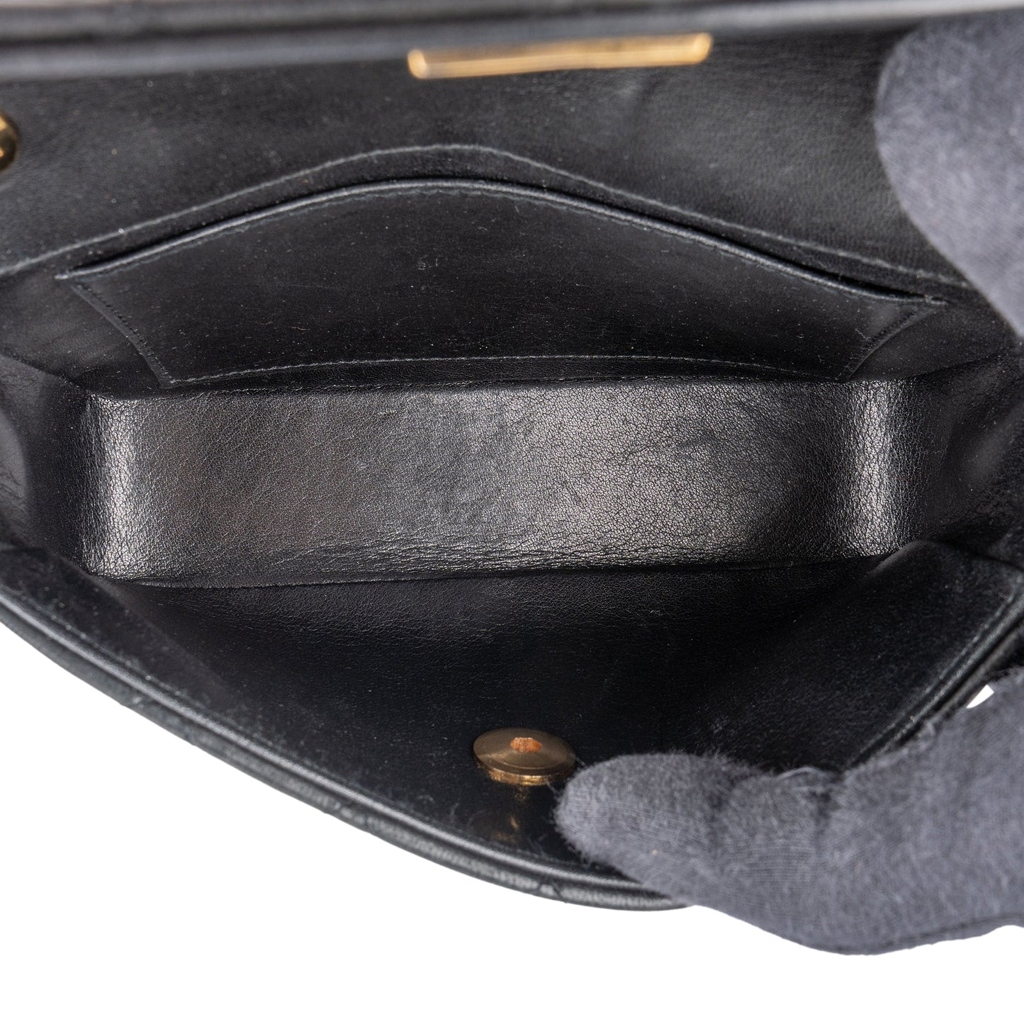 Chanel Quilted Lambskin 24K Gold Single Flap Crossbody Bag