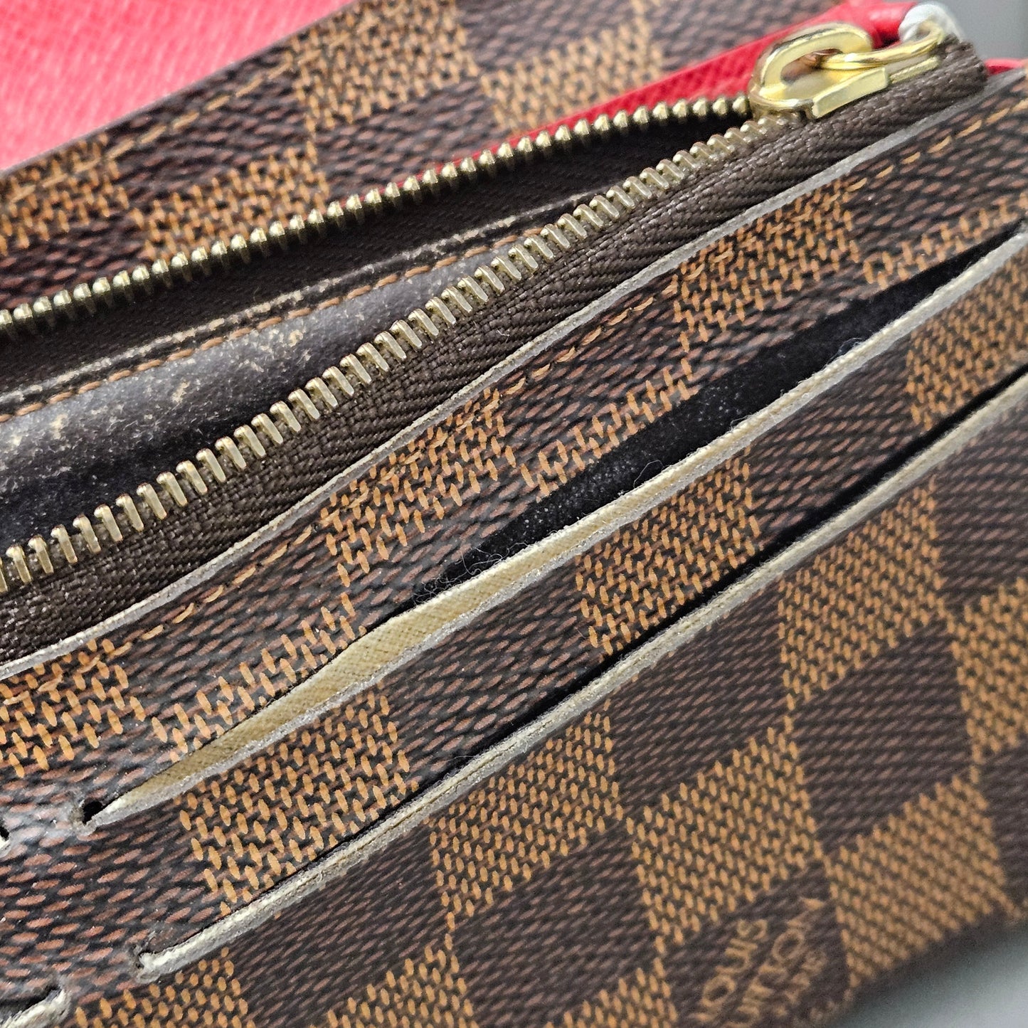 Louis Vuitton Monogram Damier Ebene Emilie Wallet