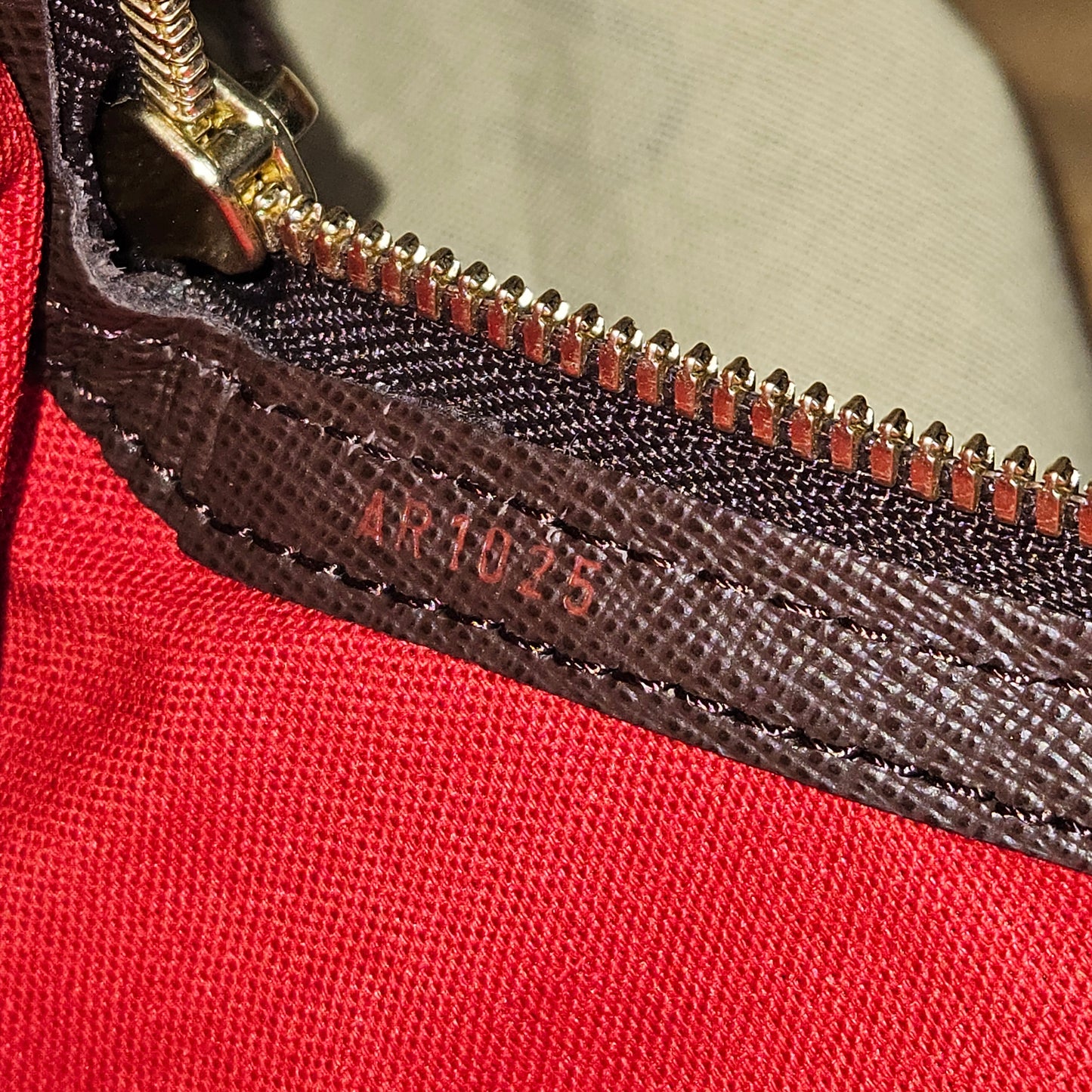 Louis Vuitton Damier Ebene Monogram Belem PM Handbag