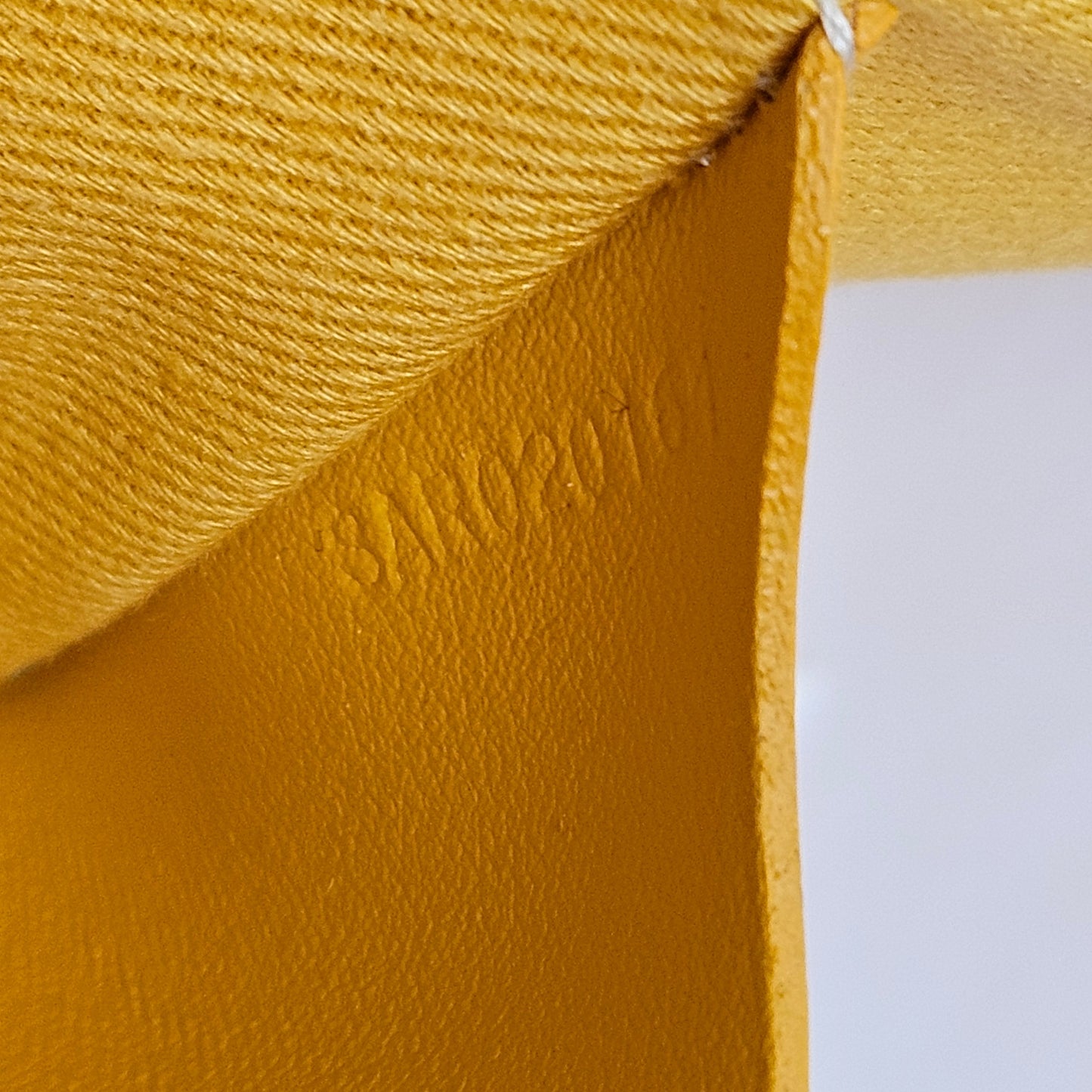 Goyard Yellow Goyardine Senat PM Clutch