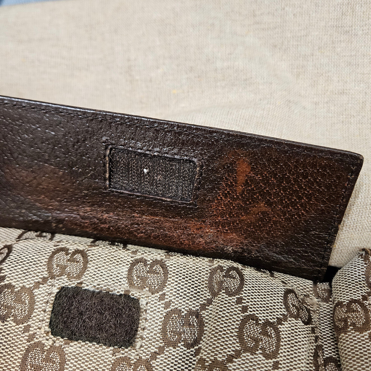 Gucci Monogram GG Canvas Belt Crossbody Bag