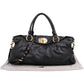Miu Miu Vitelo Daino Turnlock Coffer Satchel Handbag