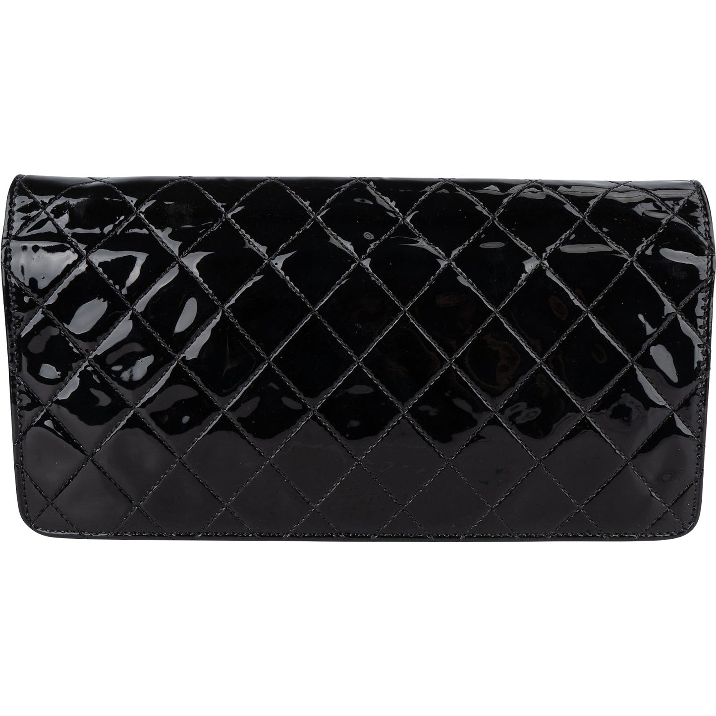 Chanel Quilted Patent Leather CC Crossbody Bag