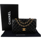 Chanel Quilted Lambskin 24K Gold Small Double Flap Shoulder Bag