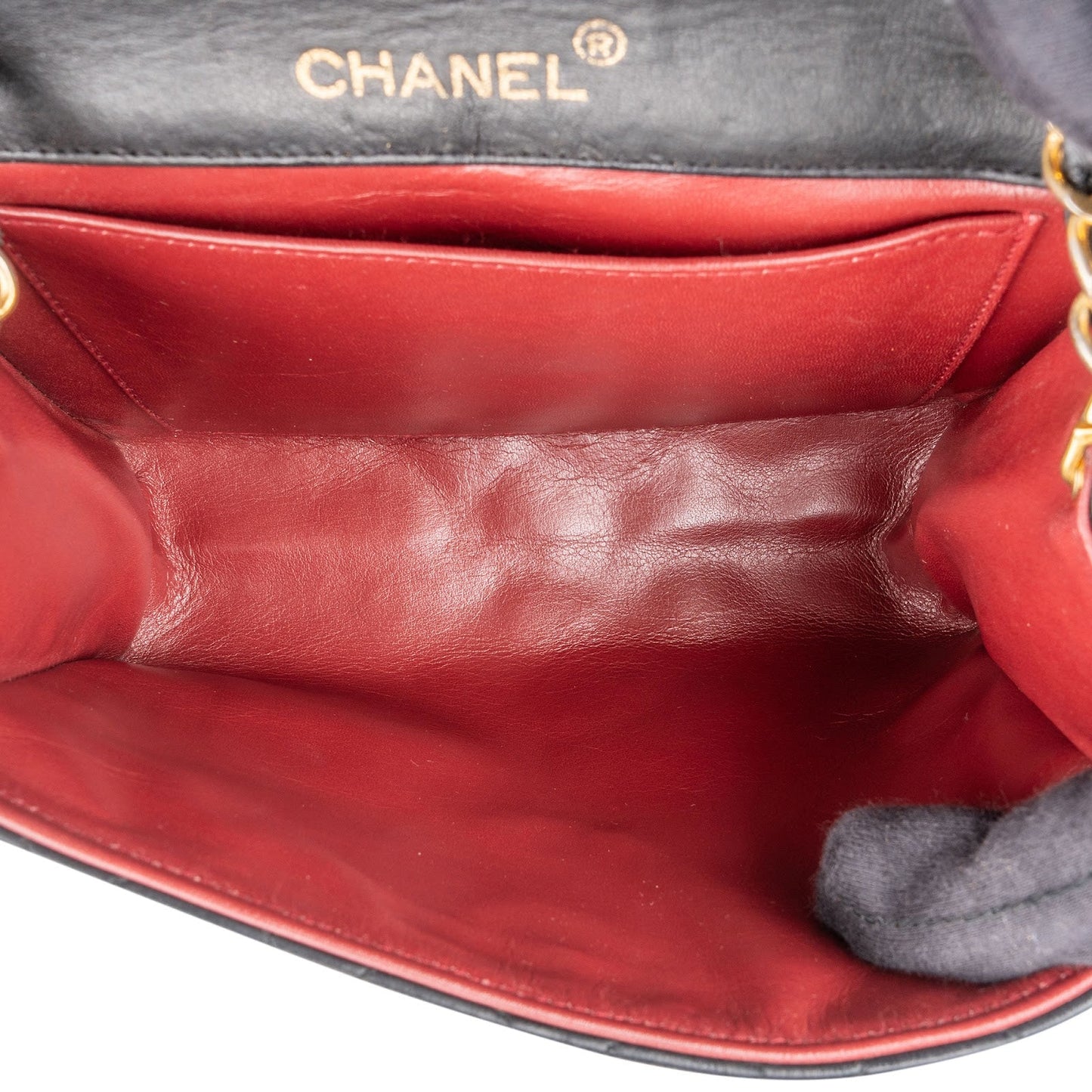 Chanel Quilted Lambskin CC Envelope Small 24K Gold Single Flap Crossbody Bag
