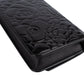 Chanel Patent Embossed Leather Camellia Wallet On Chain Crossbody Bag