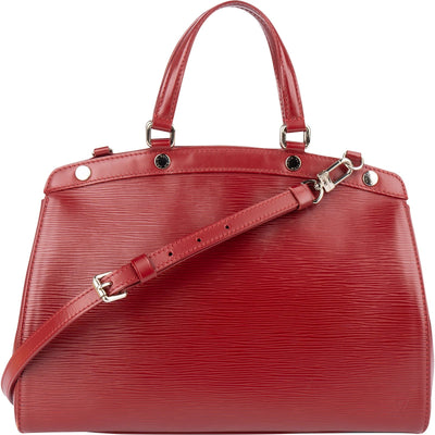 Louis Vuitton Red Epi Leather Brea MM Handbag