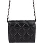 Chanel Quilted Lambskin CC Single Flap Wallet on Chain