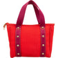 Louis Vuitton Antigua Cabas PM aus roter Baumwolle – Ansicht 5