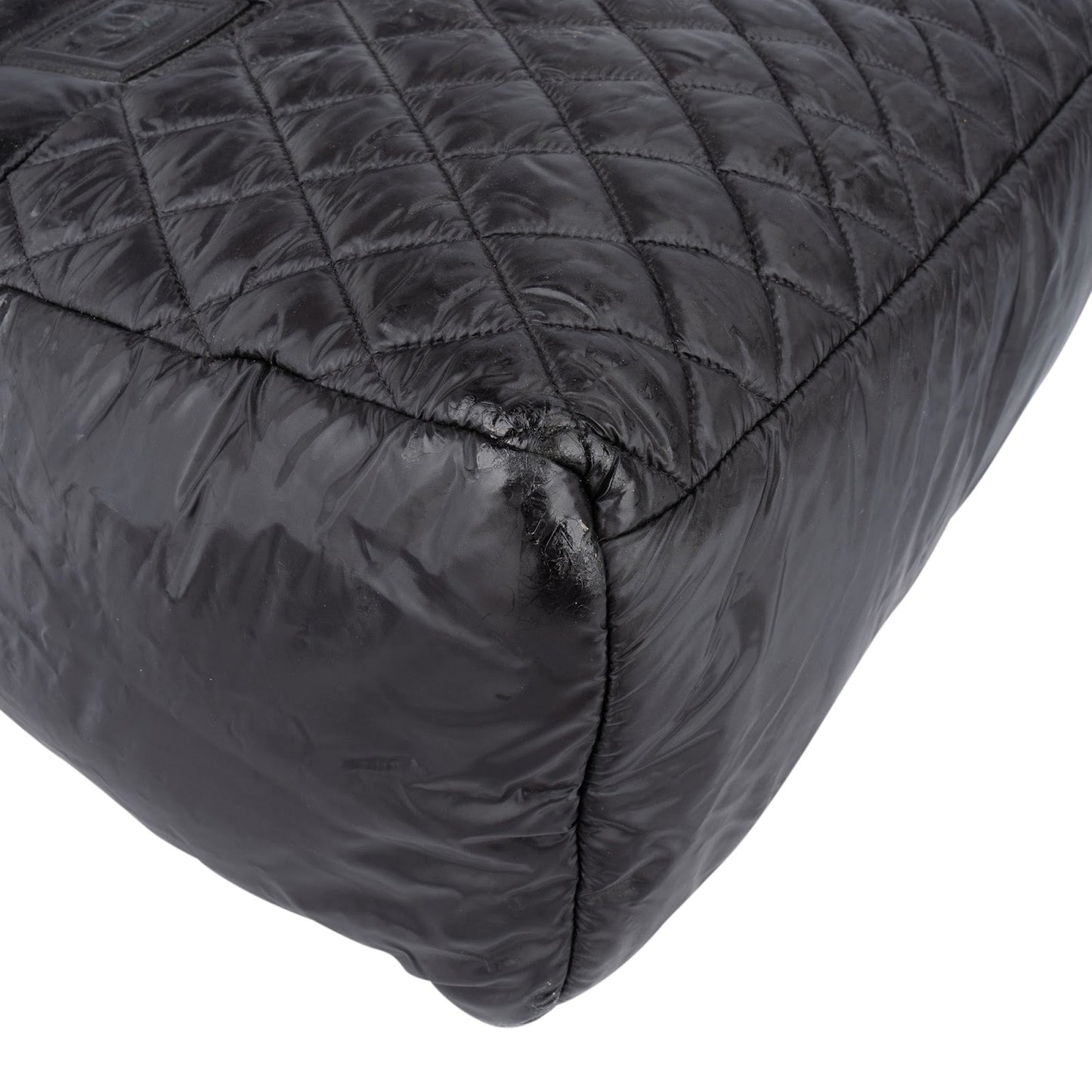 Chanel Quilted Nylon Coco Cocoon Tote Handbag