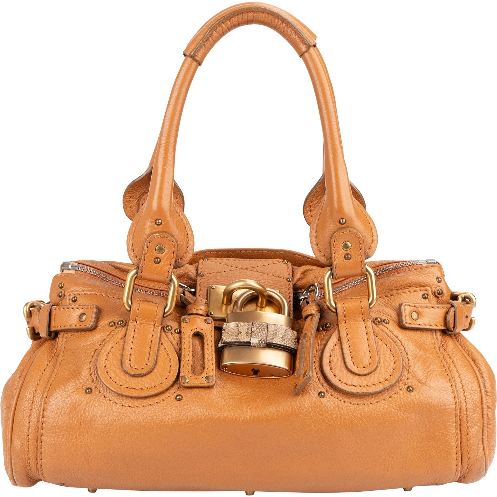 Chloé Brown Leather Paddington Handbag