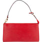 Louis Vuitton Red Epi Leather Pochette Accessoires Handbag