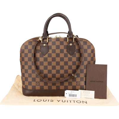 Louis Vuitton Monogram Damier Ebene Alma PM Handbag