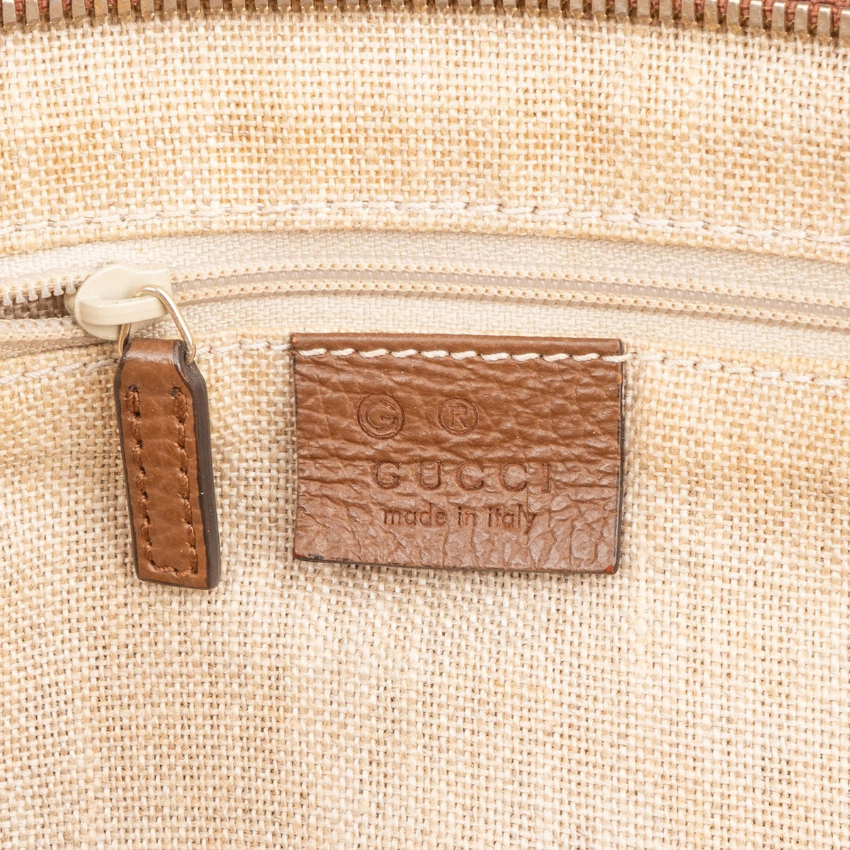 Gucci Monogram GG Canvas Bree Tote Shoulder Bag