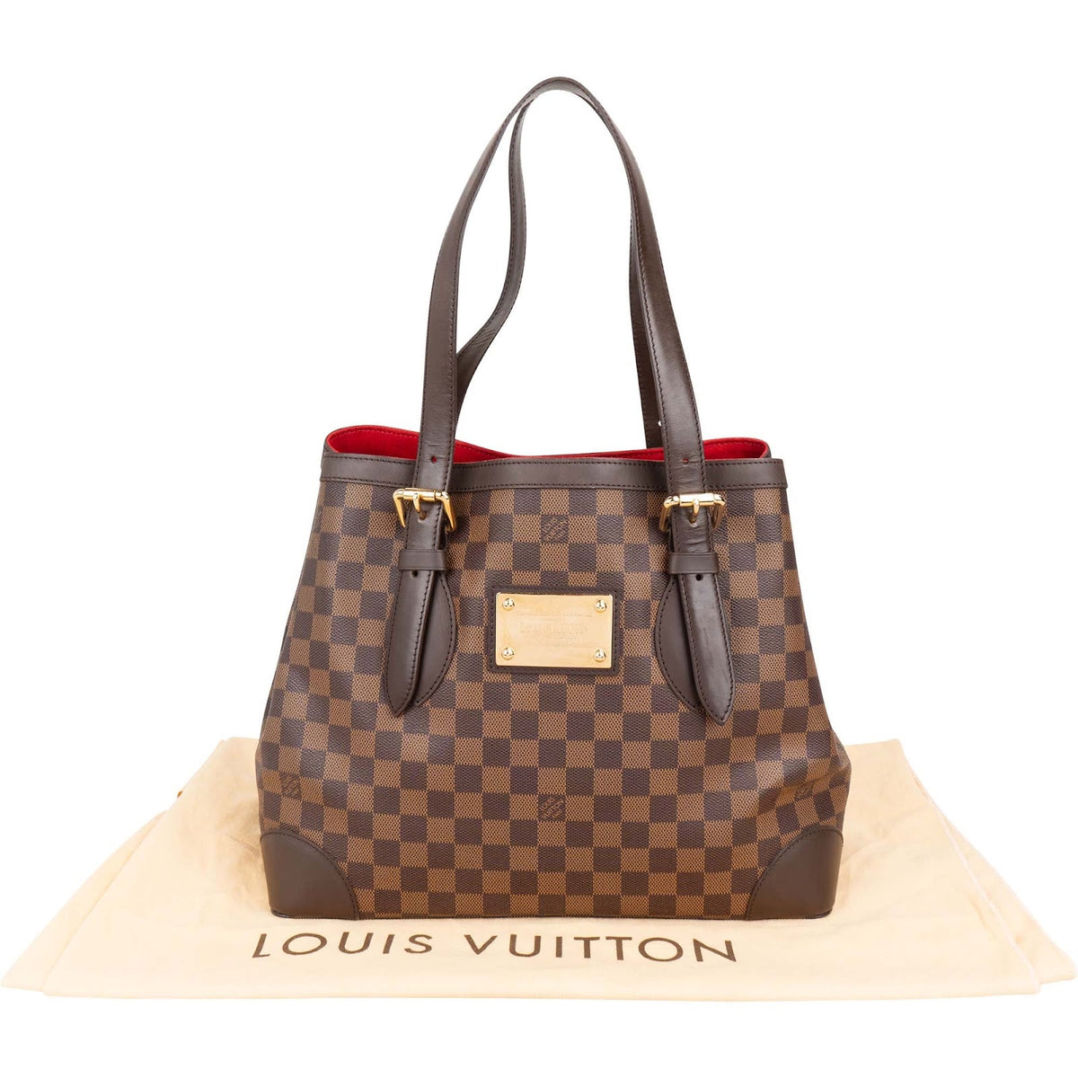 Louis Vuitton Monogram Damier Ebene Canvas Hampstead MM Shoulder Bag