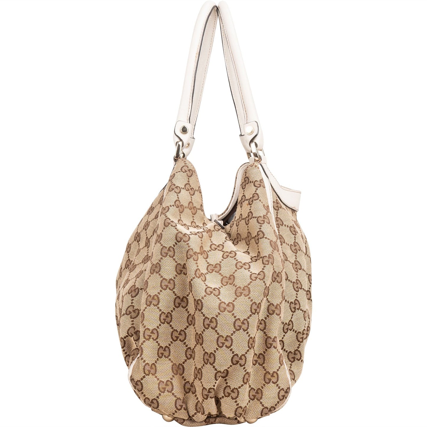 Gucci Monogram GG Canvas Abbey D-Ring Hobo Shoulder Bag