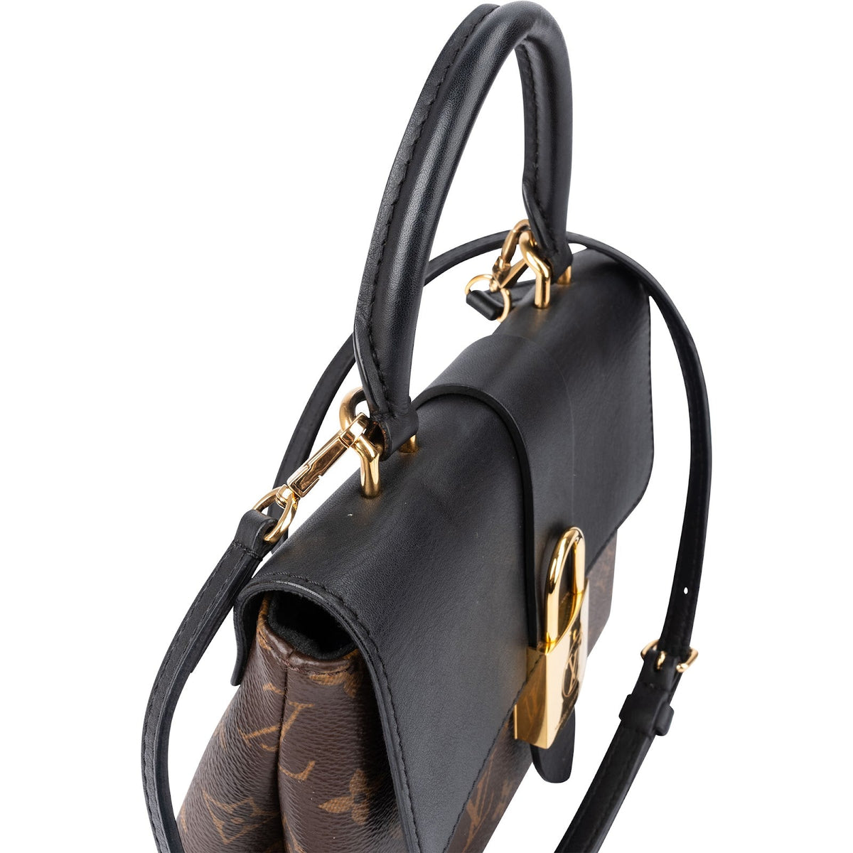 Louis Vuitton Monogram Canvas Leather Locky BB Handbag